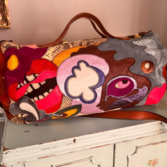 Marc Jacobs Collection x Julie Verhoeven Abstract Art Duffle Bag - Picture 6 of 15